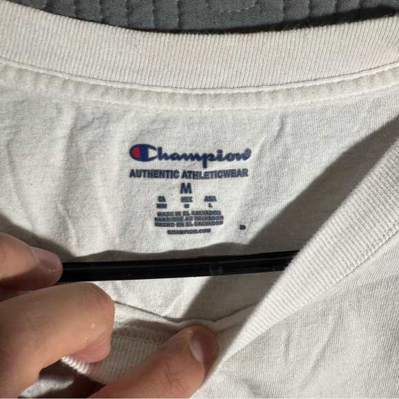 Champion T-Shirt Men Size Medium White UTSA San Antonio Short Sleeve - Picture 2 of 8